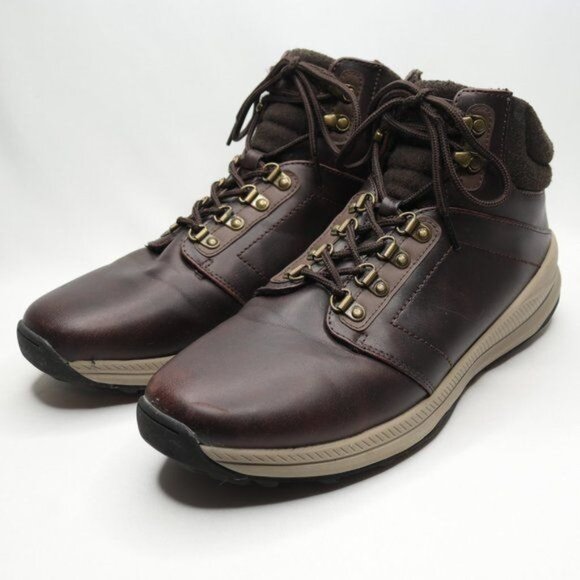 Khombu Nick Men\'s Size 11 Brown Vegan Leather Waterproof High Top Hiking Boots main image 4